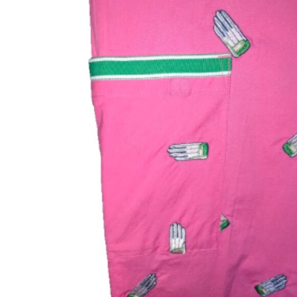 Lilly Pulitzer White Label Golf Capri Pants Pink Size 14 - Picture 4 of 8